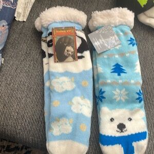 Brand new Sherpa lined socks